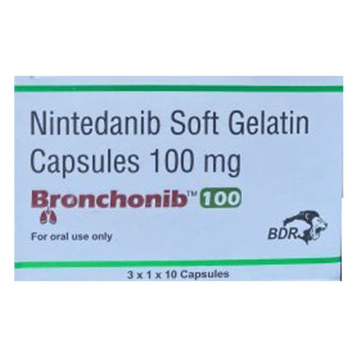 주문 30 캡슐 Nintedani Bronchonib 100mg 폐암에 대한 새로운 약 online manufacture