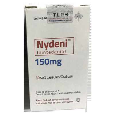 주문 30 캡슐 Nintedanib Nydeni 150mg 폐암의 화학약품 online manufacture