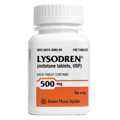주문 Tlph, BMS 미토탄 Lysodren 500mg*100정 부신피질암 1, 2, 3기 암 online manufacture