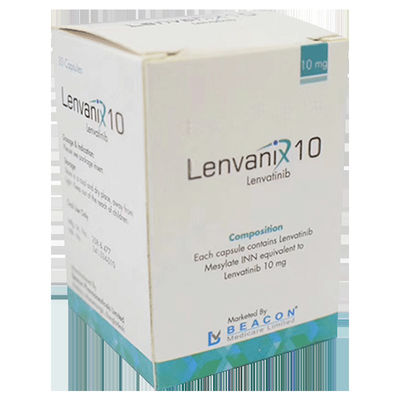 주문 30 캡슐 10mg 렌바티니브 LENVIMA 갑상선 암 약물 RET online manufacture