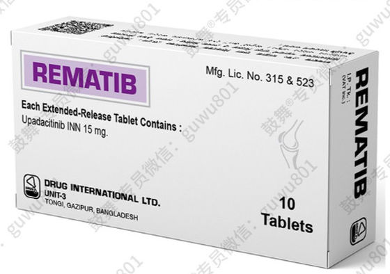 주문 DIL 우파다시티니브 ABT-494 REMATIB 15mg*10 태블릿 중대에서 중증의 활성 류마티스 관절염을 가진 성인 환자 치료 단계에 적합합니다 online manufacture